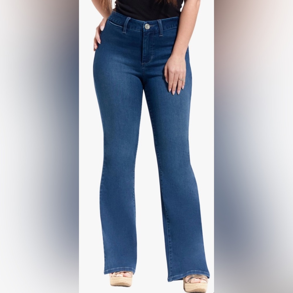 1822 Denim Blue Boot Cut Jeans Classic Style